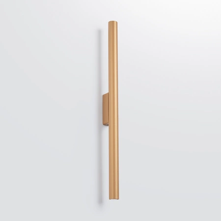 Lampa Ścienna Kinkiet 2x G9 Tubularna Złota Nowoczesna Pastelo Sollux