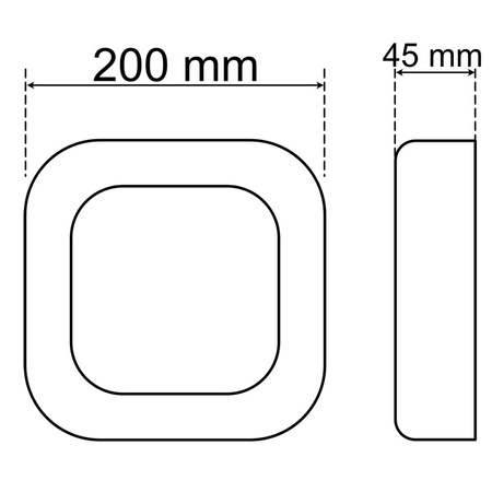 Kinkiet Ogrodowy Elewacyjny Lampa Zewnętrzna LED 12W 4000K IP54 LUPUS