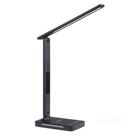 Lampka Biurkowa Stołowa LED 7W 460lm CCT 120° Czarna Noblite Kobi