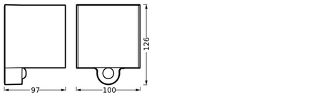 Lampa Ogrodowa Zewnętrzna Kinkiet Elewacyjny LED 2.5W 180lm 3000K IP54 Szary z Czujnikiem Ruchu i Zmierzchu Endura Ledvance