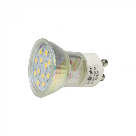 Żarówka LED Reflektor GU11 GU10 3W 270lm 4000K Neutralna Ecolight