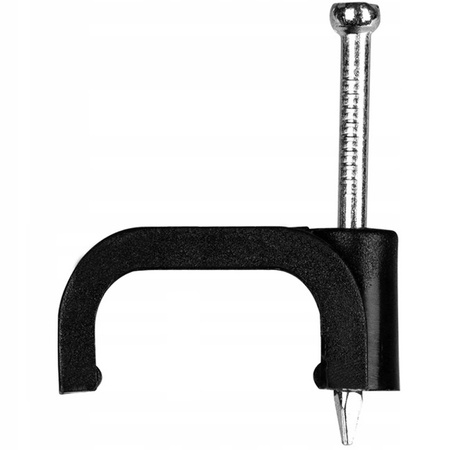 Uchwyt Kablowy Płaski FLOP KLIP YDYp3x1,5 10/6 Czarny 100szt PAWBOL