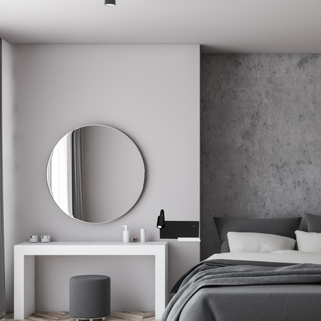 Lampka nocna ścienna z półką SHELF Czarna LED 4W + 5W + 2W Milagro