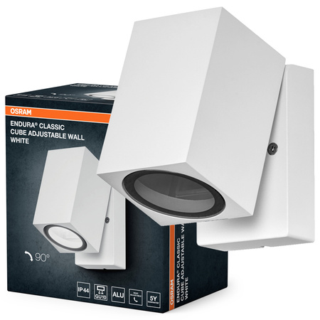 Kinkiet Ogrodowy Lampa Elewacyjna Zewnętrzna GU10 Biały IP44 Endura Osram