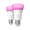 2x Żarówka LED E27 A60 11W = 75W 1055lm 2000-6500K CCT + RGB SMART Inteligentna Bluetooth ZigBee White and Color Ambiance Philips HUE
