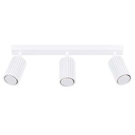 Lampa Sufitowa Reflektor Tuba Spot 3x GU10 Biała Karbon Deep Space SL.1543 Sollux