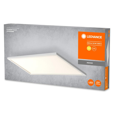 Panel LED Natynkowy 22W 1600lm 3000K Ciepła 30x60cm Prostokątny PLANON Plus LEDVANCE