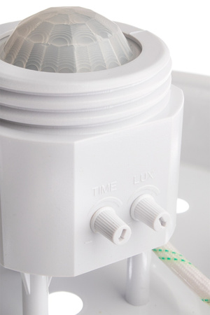 Plafon LED Lampa Sufitowa DALLAS 2x E27 Czujnik Ruchu i Zmierzchu