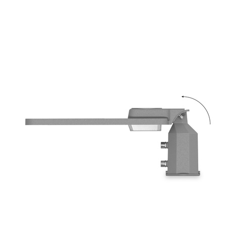 Oprawa Uliczna Lampa LED 50W 5000lm 5000K Neutralna 130° Czarna IP65 Videx