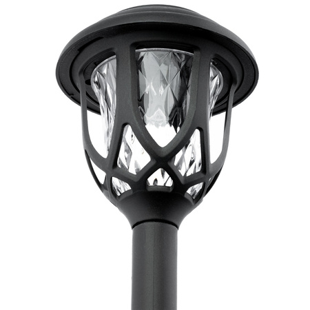 Lampa Solarna Ogrodowa LED Wbijana 5500-6000K IP44 40cm Czujnik Zmierzchu