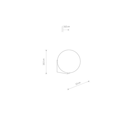 Kinkiet Ścienny Lampa Natynkowa G9 Złota Wodoodporna Łazienkowa IP44 Nowoczesna ALOE 10525 Nowodvorski