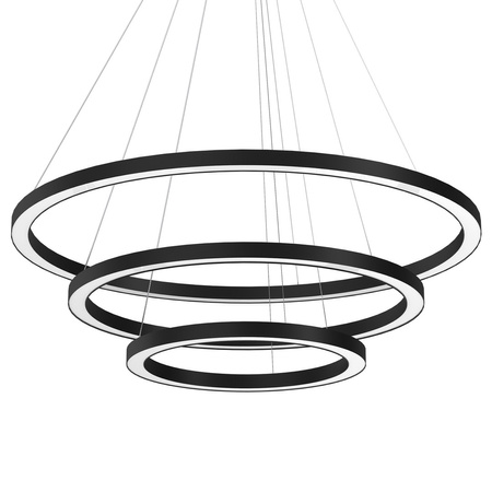 Lampa Wisząca Sufitowa GALAXIA Czarna 85W LED Milagro