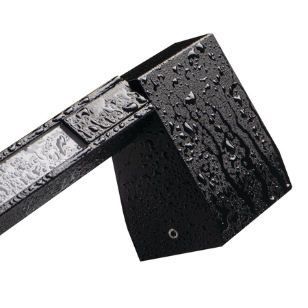 Lampa Elewacyjna Zewnętrzna Liniowa 60cm LED 8W 370lm 4000K Neutralna IP54 Natynkowa Czarna YALTE Kanlux