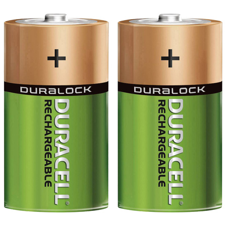 AKUMULATORY Baterie Duracell RECHARGEABLE HR20 D 3000MAH NIMH Blister 2szt