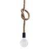 Lampa Sufitowa Wisząca Zwis E27 Beżowy Rope Sanico Goldlux