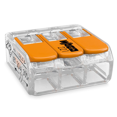 Szybkozłączki Złączki Instalacyjne WAGO Zestaw 60 sztuk - 25x 221 2x4mm + 25x 3x4mm + 10x 5x4mm