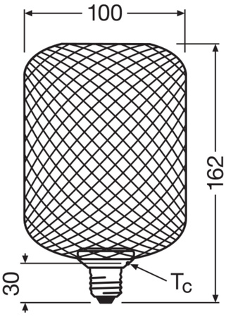 Żarówka LED Dekoracyjna E27 3.5W = 28W 300lm 2700K Ciepła 100° Decor Osram