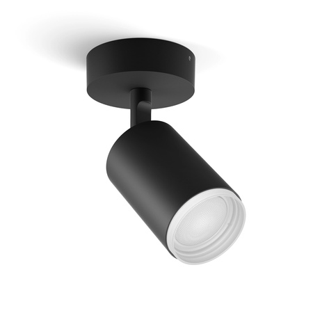 Lampa Ścienna Sufitowa LED Reflektor 4.2W 400lm IP20 White and Color Ambiance RGB + TW Biała Inteligentna SMART Zigbee Bluetooth Fugato Philips HUE