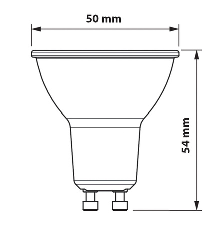 Żarówka LED GU10 4,9W = 65W 485lm 4000K Neutralna 36° PHILIPS