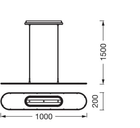 Lampa Sufitowa Oprawa Biurowa Panel LED 57W 3000lm 4000K Neutralna Ściemnialna Biały Office Line Ledvance