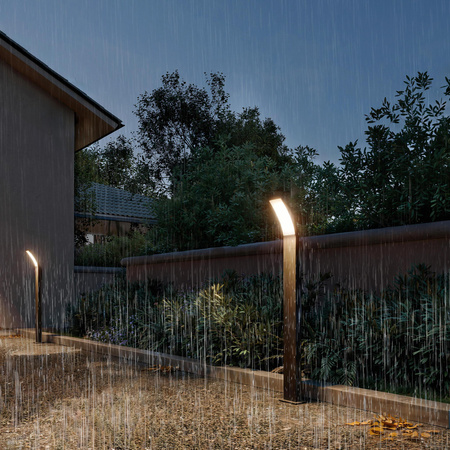 Lampa Ogrodowa Stojąca Zewnętrzna LED 4.3W 800lm 2700K Ciepła SŁUPEK 96cm IP44 Antracyt UltraEfficient Splay Philips