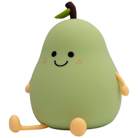 Lampka Nocna Dziecięca LED 1W 6000K Zimna Akumulatorowa 1200mAh Zielona GRUSZKA MARY'S