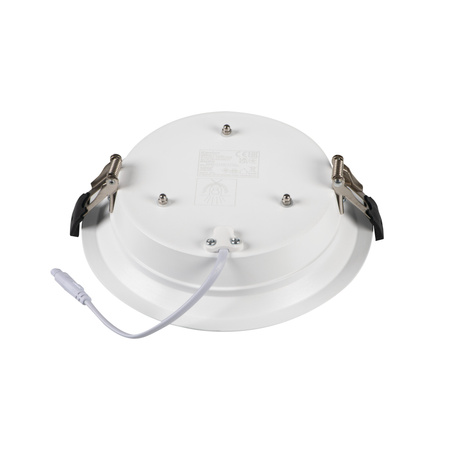 Oprawa Podtynkowa Wpuszczana LED 21W 2310lm 3500K Ciepła CRI90 90° Okrągła Biała TIBERI Kanlux