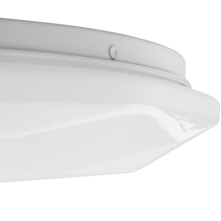 Plafon LED Lampa Sufitowa Natynkowa WESTA 48W CCT Biały Okrągły 40cm + PILOT LUMILED