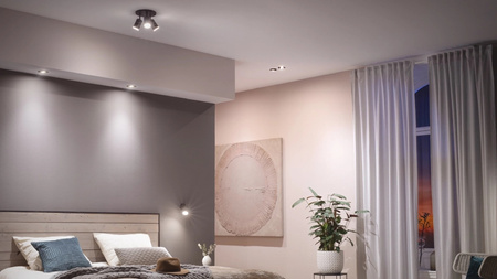 Oprawa Podtynkowa Wpuszczana LED 4.2W 400lm IP20 White and Color Ambiance RGB + TW Biała Inteligentna SMART Zigbee Bluetooth Centura Philips HUE