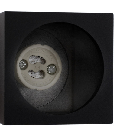 Reflektor Szynowy GU10 BRICK Czarny do Szynoprzewodów Jednofazowych