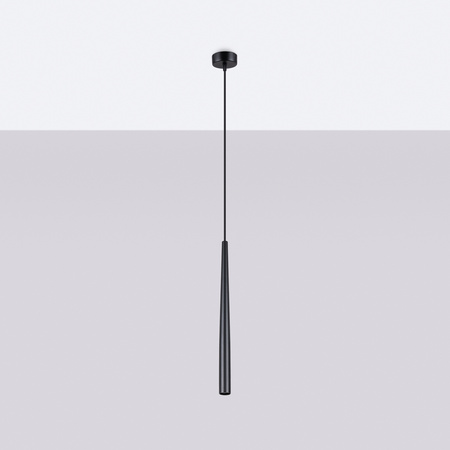 Lampa Sufitowa Wisząca Zwis 1x G9 Czarna Bliss Ocean Green SL.1462 Sollux