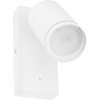 Lampa ścienna Kinkiet GU10 RING z włącznikiem biały
