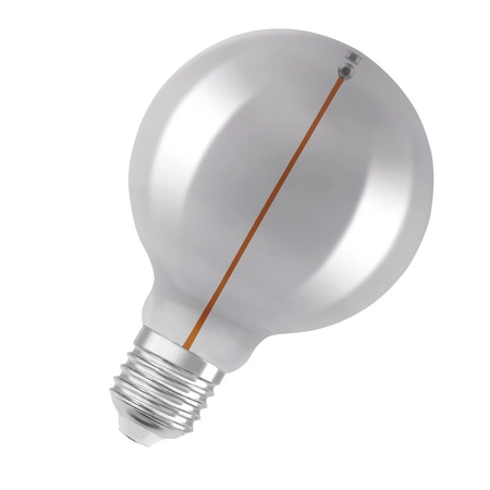 Żarówka LED Dekoracyjna G95 Kula E27 2.2W = 6W 60lm 1800K Ciepła 320° Dymiona Filament Vintage 1906 Osram