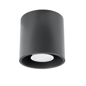 Lampa Sufitowa Oprawa Natynkowa SPOT TUBA GU10 Cylindryczna Antracyt Nowoczesna Orbis Sollux