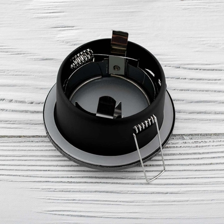 Zestaw Oprawa HALOGENOWA Hermetyczna Łazienkowa PODBITKA AQUS Miedź IP44 + LED GU10 36° 6W 6500K Lumiled