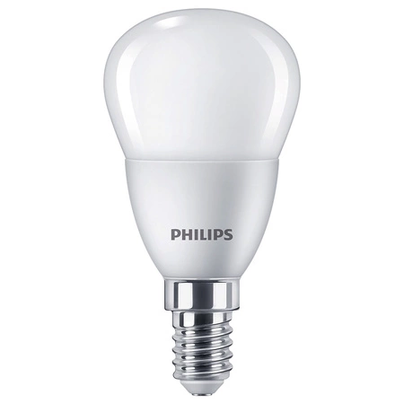 4x Żarówka LED E14 Kulka P45 4.9W = 40W 470lm 2700K Ciepła Essential Philips