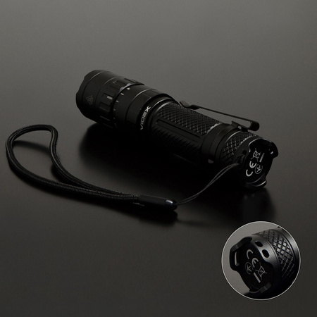 Latarka Ręczna Akumulatorowa LED 20W 1700lm 5 Trybów Pracy USB-C Wodoszczelna IP68 Videx