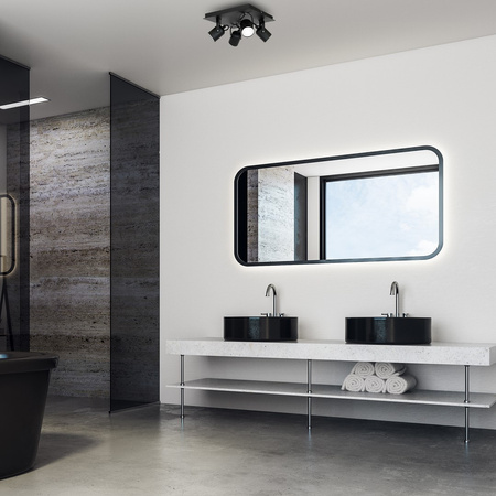 Lampa Sufitowa PICO Czarna 4xGU10 Milagro