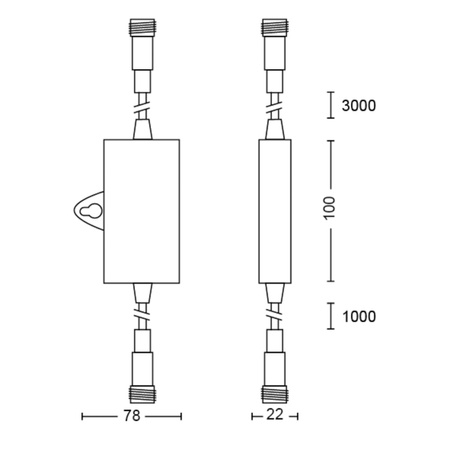 Czujnik Zmierzchu IP44 do Lamp Zewnętrznych Low Voltage Philips