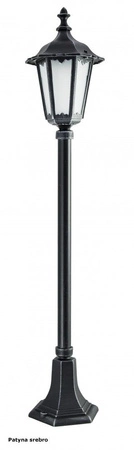 Lampa Ogrodowa Zewnętrzna Stojąca SŁUPEK Retro Midi K 5002/2/M E27 106cm Su-Ma