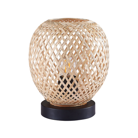 Lampa Stołowa E27 Beżowy BAMBOO NATURAL Sanico Goldlux