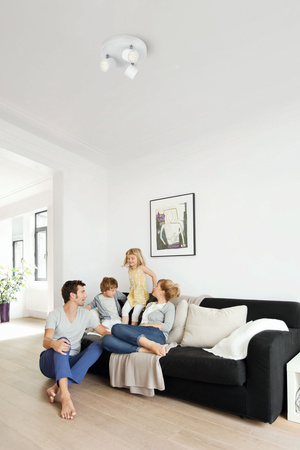 Lampa Sufitowa Reflektor LED 13.5W 1500lm 2700K Biała Star Philips