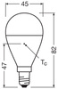 Żarówka LED P45 Kulka E14 6.5W = 60W 806lm 4000K Neutralna 150° STAR CLASSIC Osram
