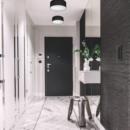 Plafon LED Lampa Sufitowa VIVIAN E27 Czarna LM-1.207 Lamkur