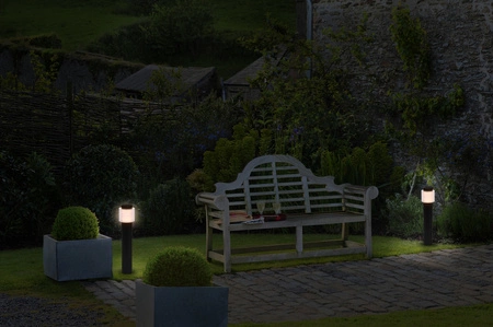 Lampa Ogrodowa Zewnętrzna Stojąca Słupek 4W 250lm 3000K IP44 Szary Endura Ledvance