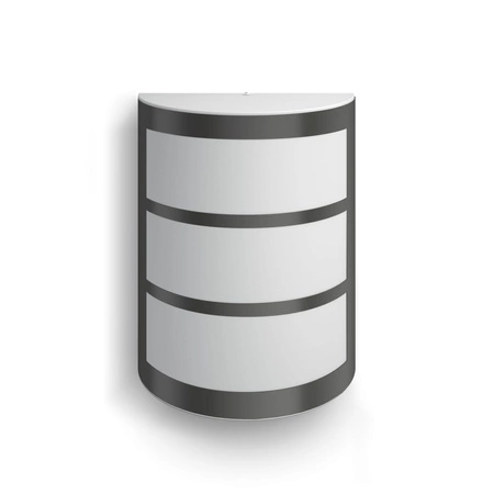 Kinkiet Ogrodowy Lampa Elewacyjna Zewnętrzna LED 6W 450lm 2700K Antracyt IP44 Python Philips