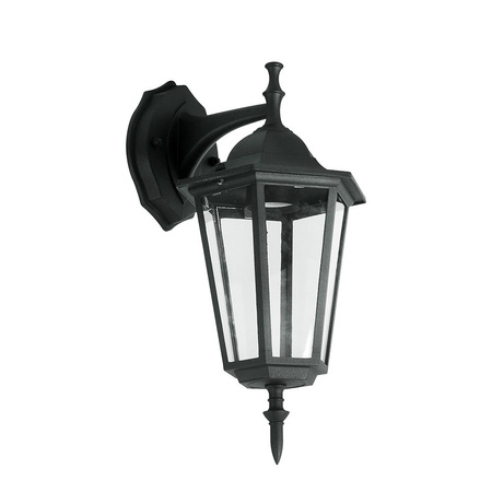 Lampa Ogrodowa Oprawa Elewacyjna Kinkiet E27 Jednostronny Czarny mat VT-750 V-TAC