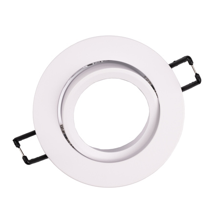 Oprawa Halogenowa Podtynkowa Lampa Sufitowa Okrągła Ruchoma GU10 MR16 Biała TRIAM LUMILED