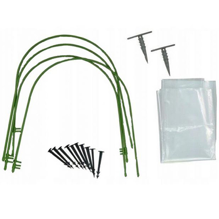 Mini Szklarnia Ogrodowa Tunel Foliowy 1.8 x 6 m