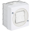 Łącznik Włącznik Hermetyczny Jednobiegunowy Natynkowy Senior IP44 KARLIK Biały